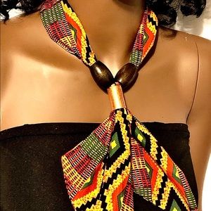 Neckit Accessories - Handmade African Kente Print Scarf Neckit Accessories - Handmade African Kente Print Scarf